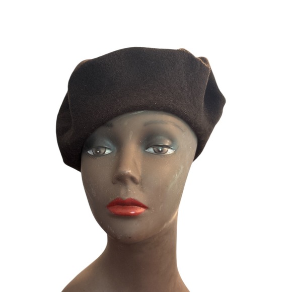Parkhurst Accessories - NWT Canadian Made Wool Basque Beret Nut Brown Water Repellent 100% Wool One Size